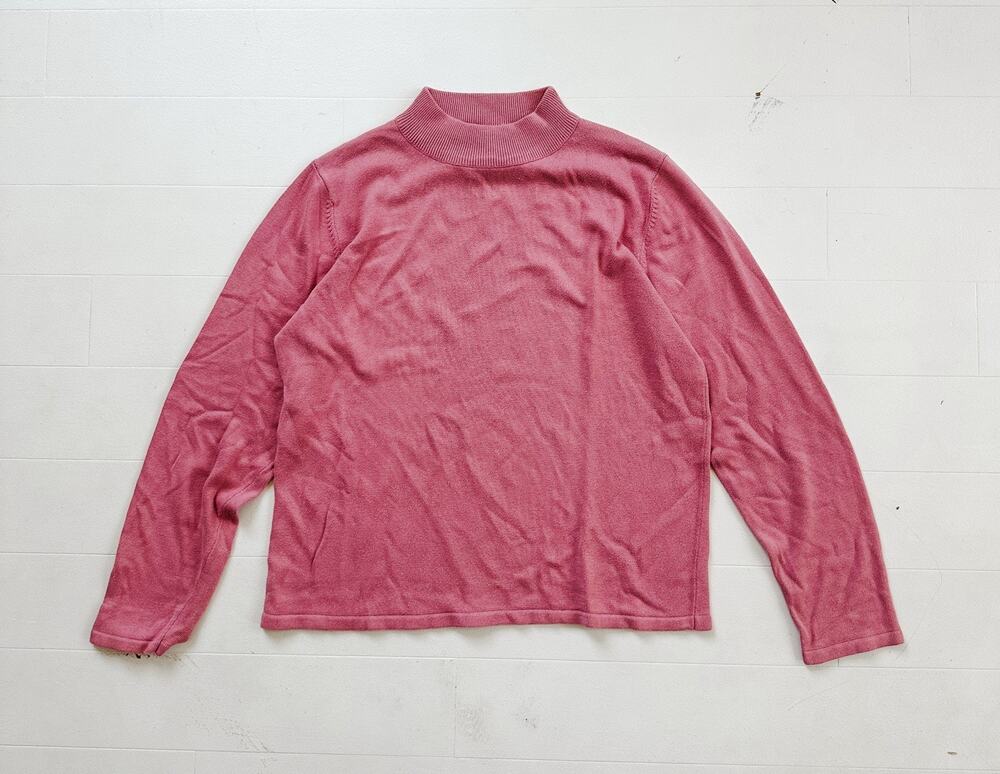 Vintage 90s Stephanie Andrews Pink Sweater Medium